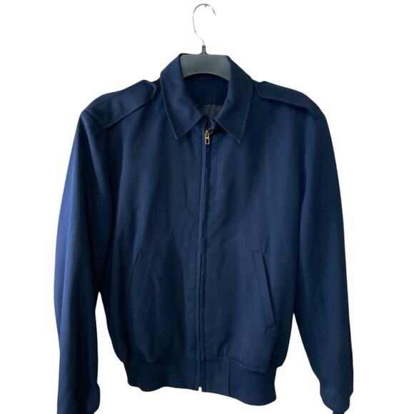 Air Force Military Uniform Wool Jacket Mens Large Long Sleeve Casual Minimalist - Picture 6 of 11